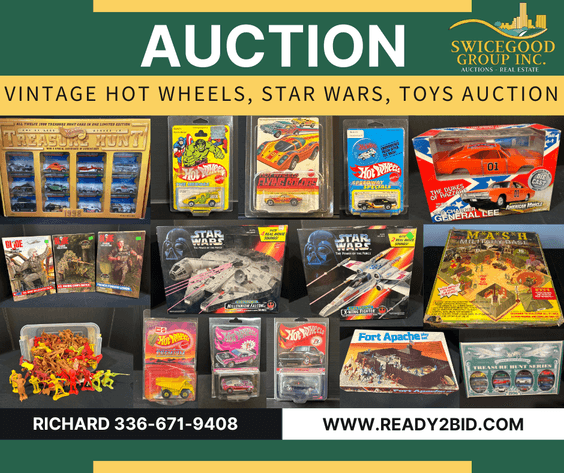Image for Vintage Hot Wheels, Star Wars, Toys Auction