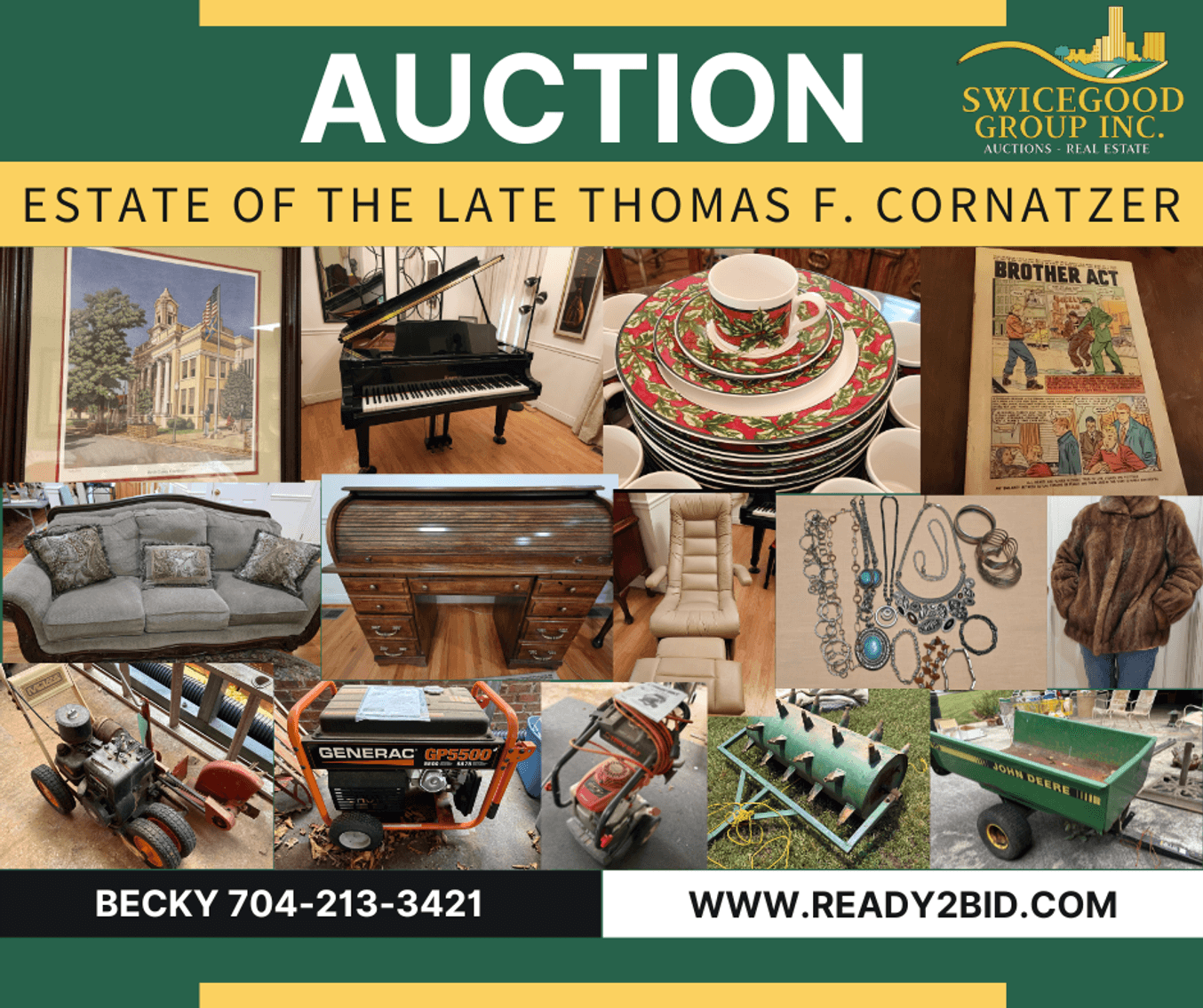 Estate of the Late Thomas F. Cornatzer