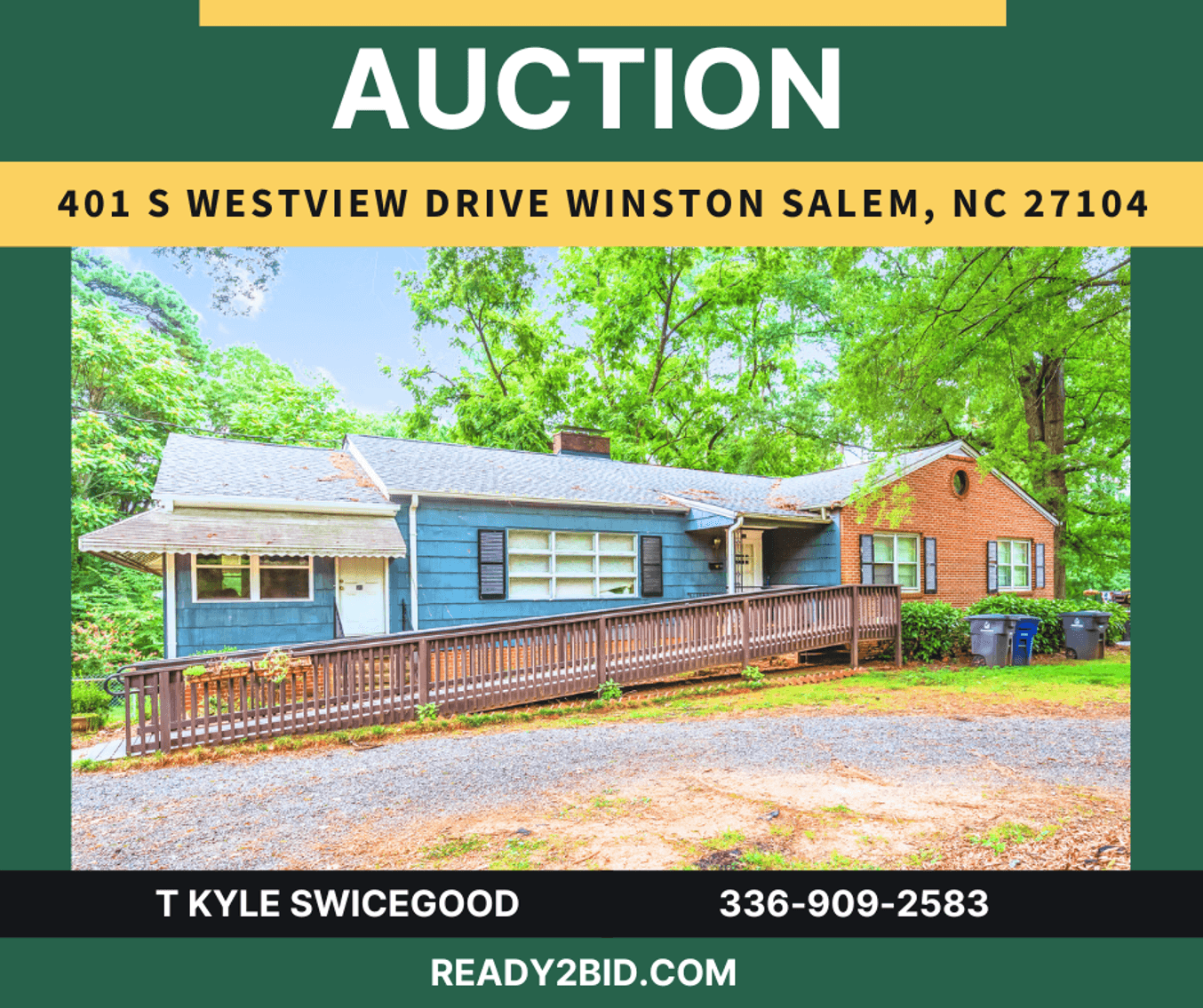 Rancher on Westview Drive in Winston Salem