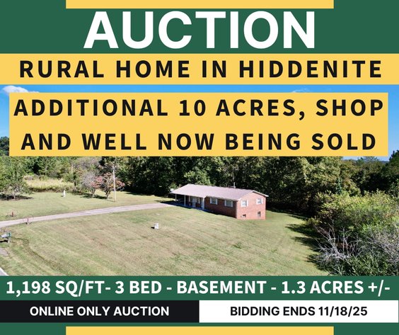 Image for Peaceful Living in North Iredell County - Brick Home and Acreage Multi-Parcel Auction