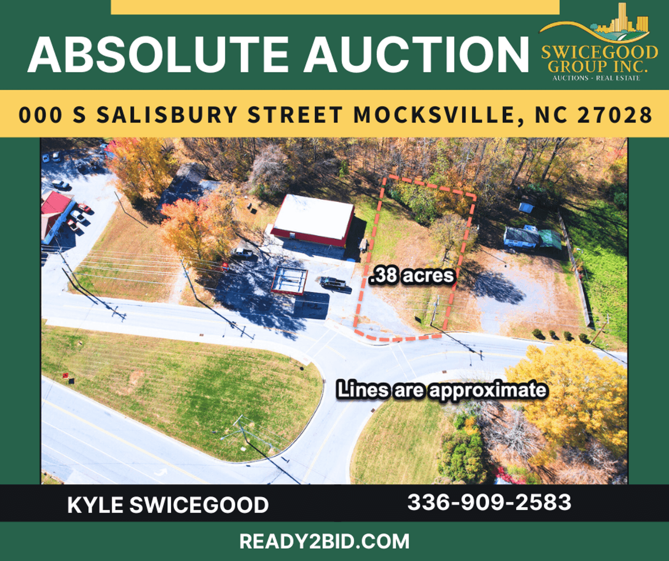 ABSOLUTE AUCTION - Salisbury Street Lot in Mocksville