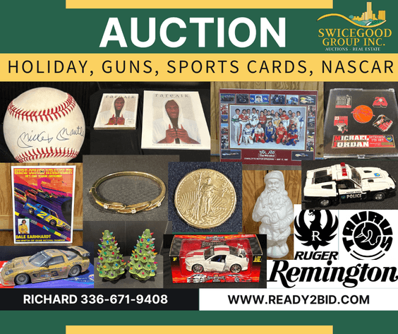 Image for Holiday, Guns, Sports Cards, NASCAR