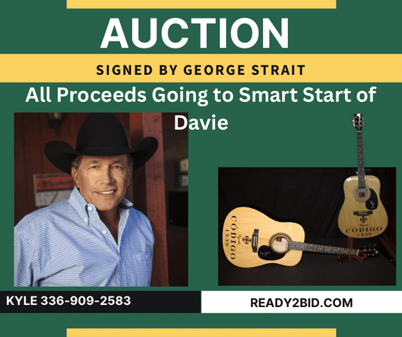 Image for George Strait Código 1530 Tequila Signed Guitar