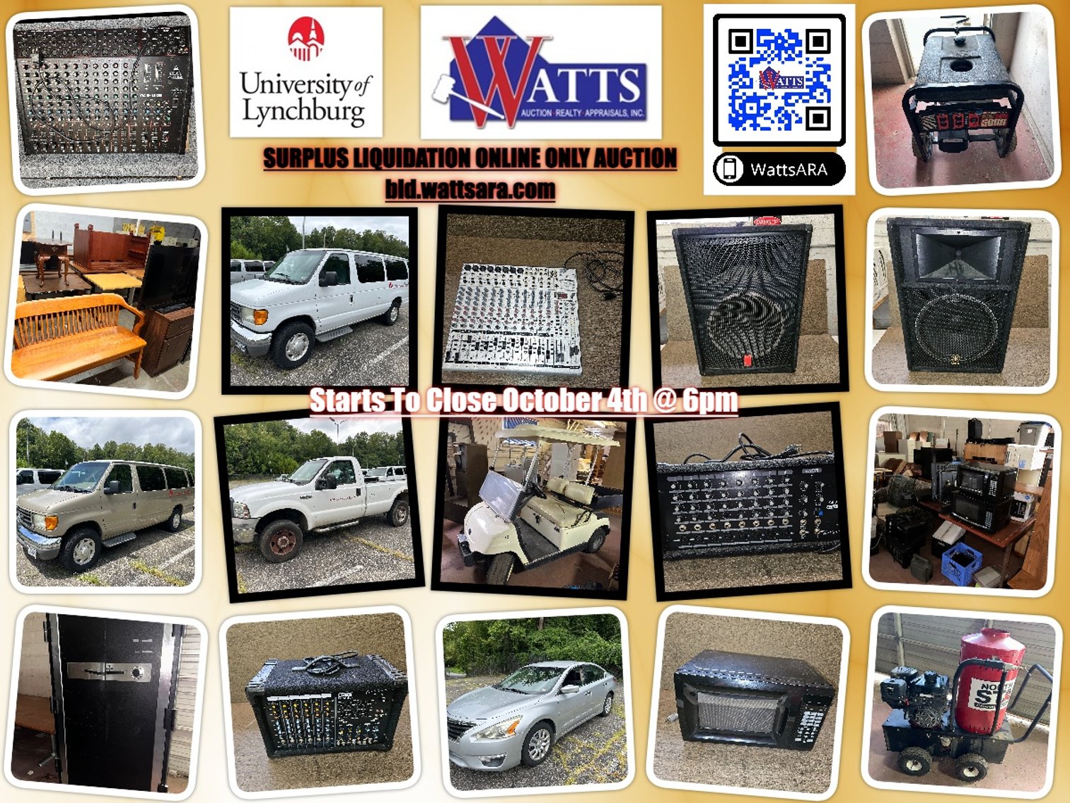 Image for University Of Lynchburg Surplus Auction