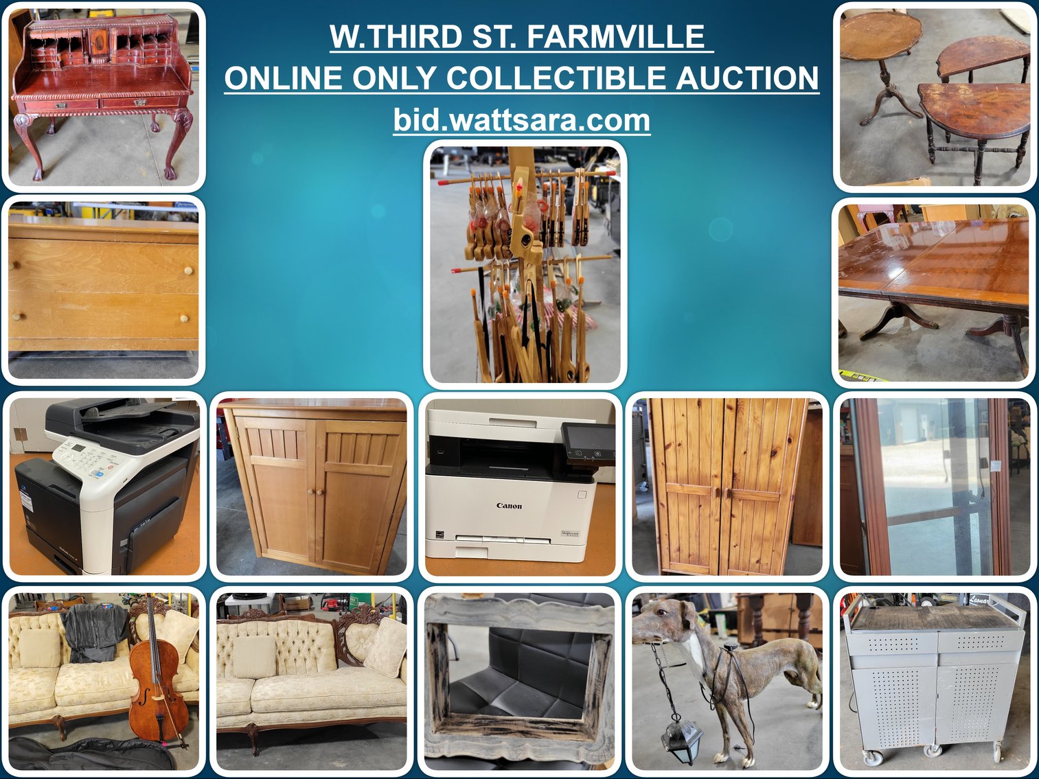 Image for W.THIRD ST. FARMVILLE ONLINE ONLY COLLECTIBLE AUCTION