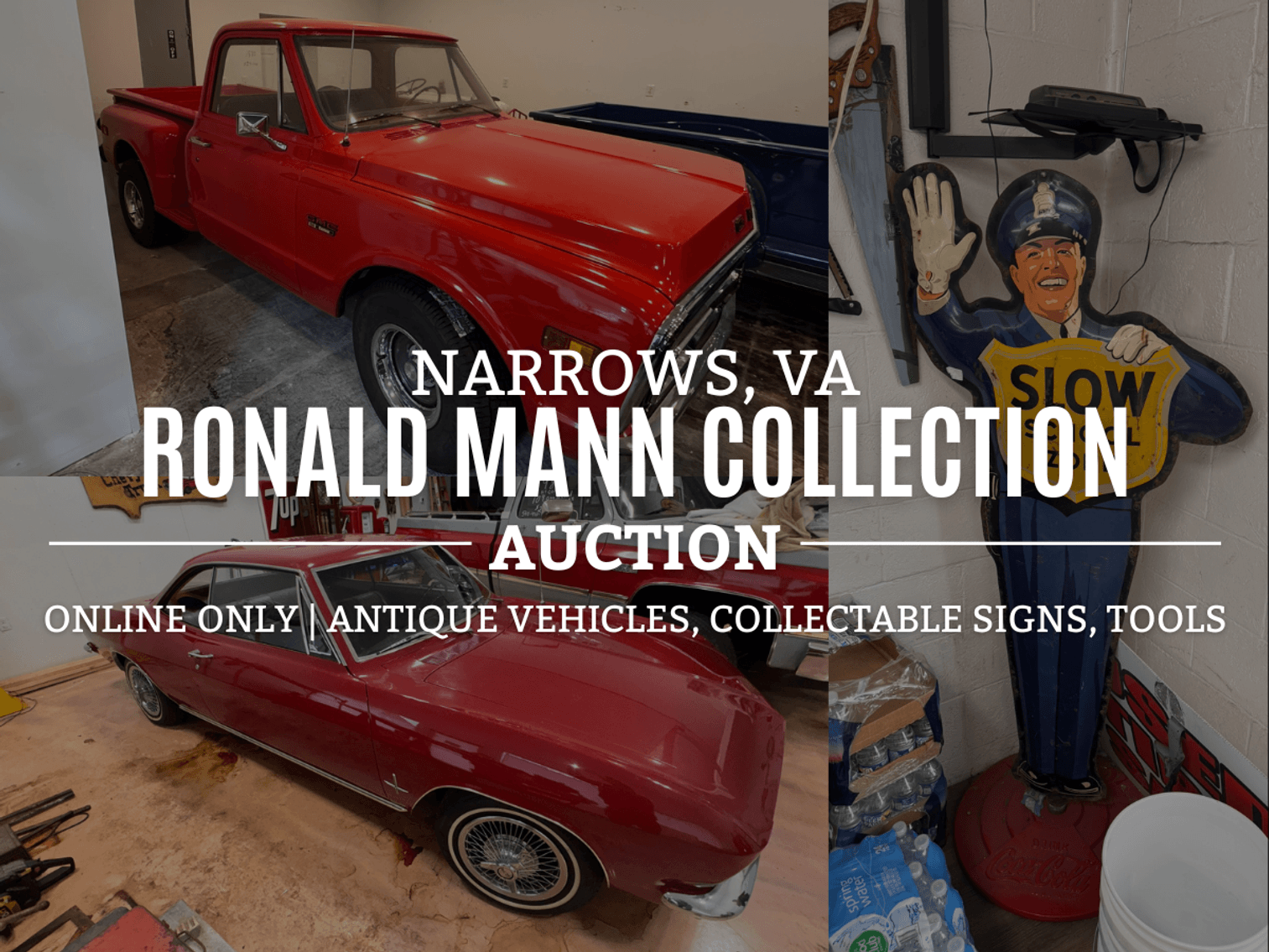 Image for Ronald Mann Antique and Classic Cars, Tools, and Signs
