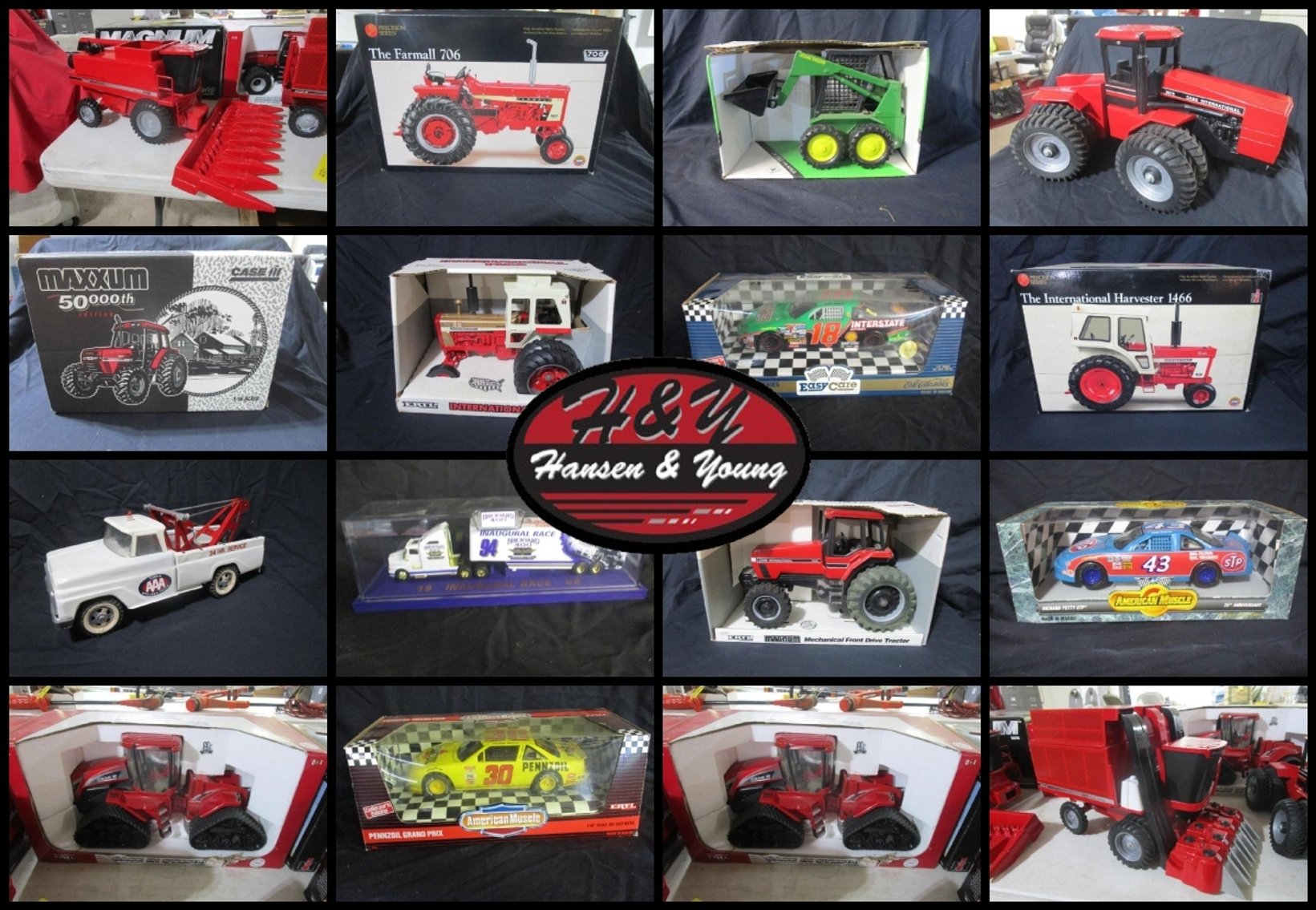 Image for Case IH & John Deere Toy Tractors & Nascar Toys