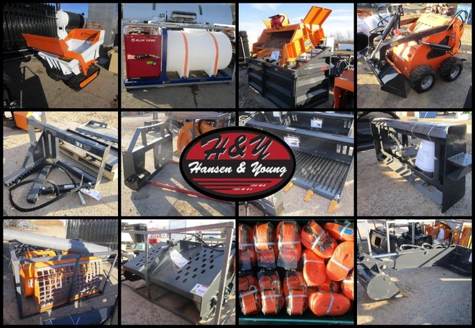 Image for Skidsteer Digger Backhoes, Attachments & Containers - Prairie Farm, WI