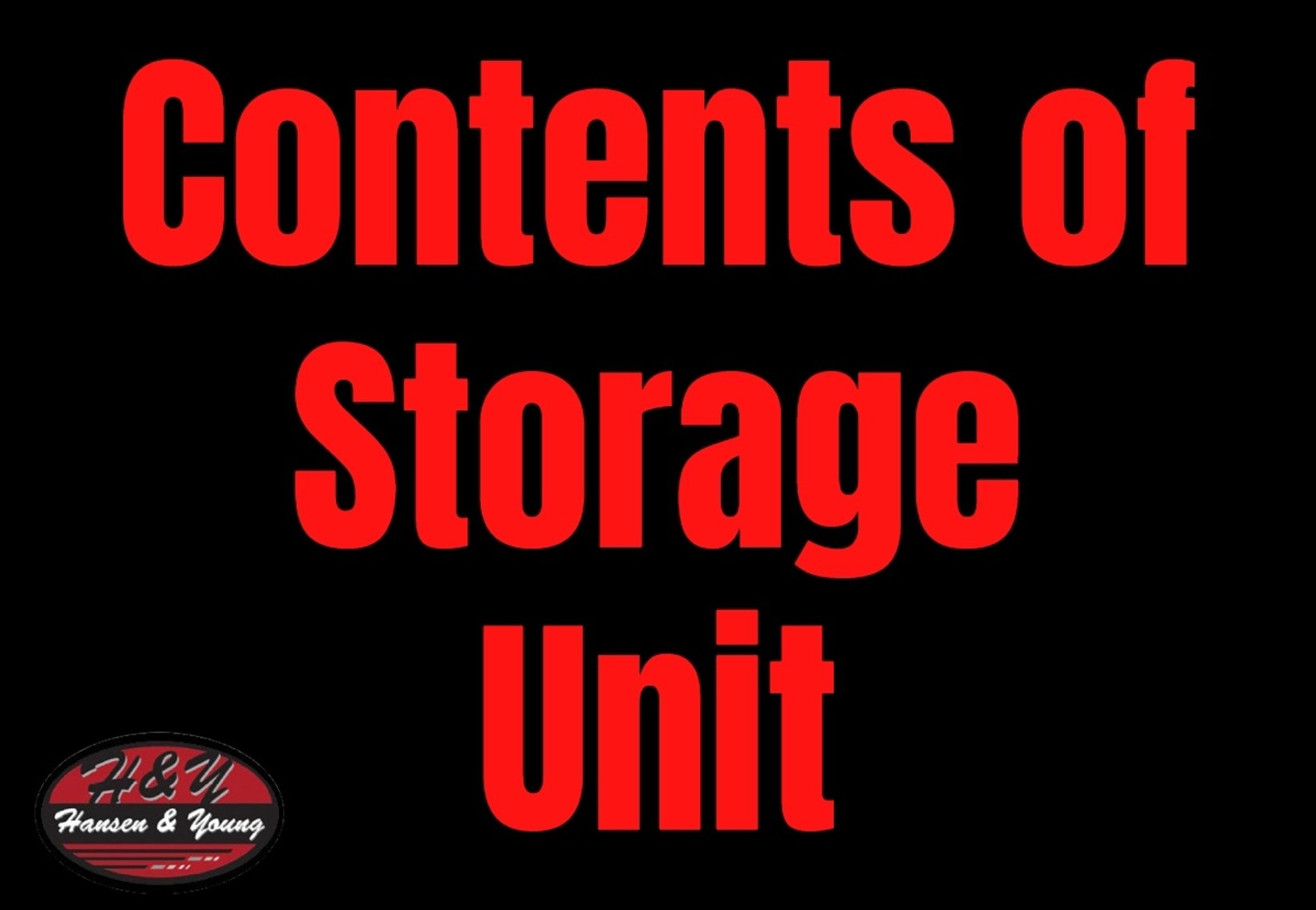 Image for Contents of Storage Unit - Rice Lake, WI