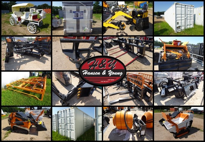 Image for Horse Carriage, Portable Bathroom, Electric Car, Containers & More - Prairie Farm, WI