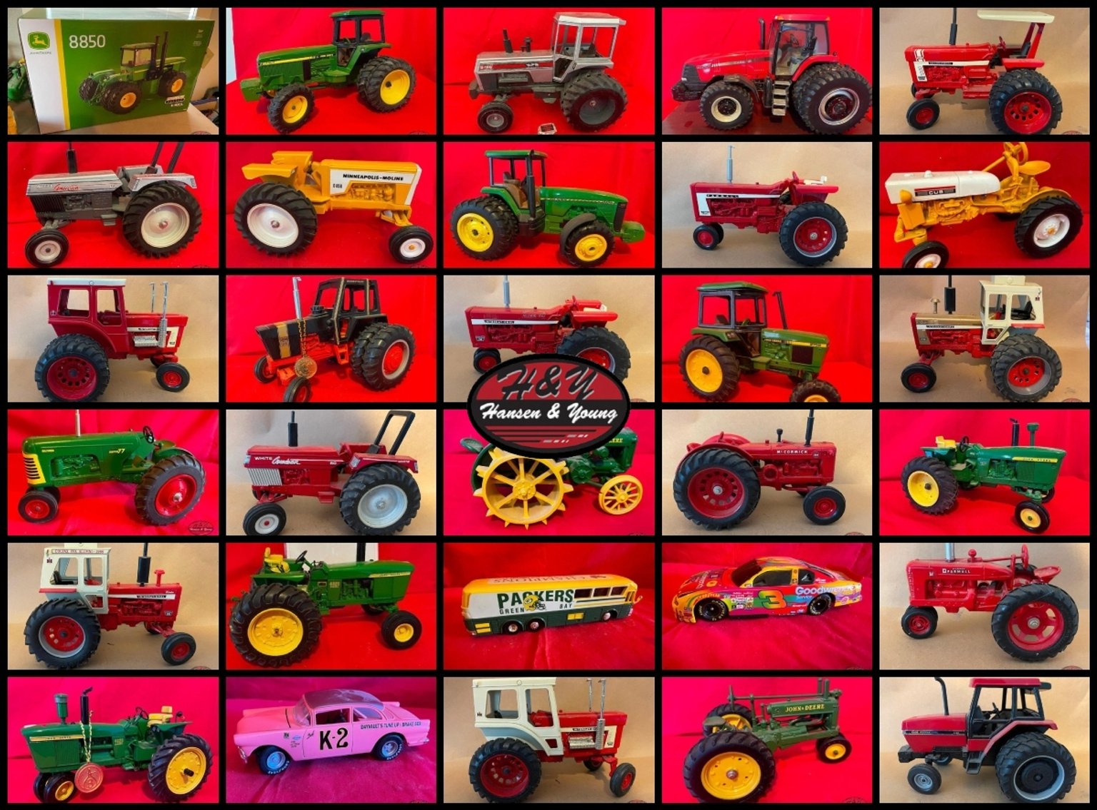 Image for Toy Tractors: Case IH, Farmall, John Deere, Allis Chalmers & Oliver - Prairie Farm, WI