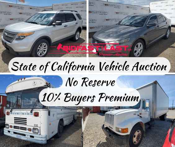 Image for State of California Vehicle Auction September 2023