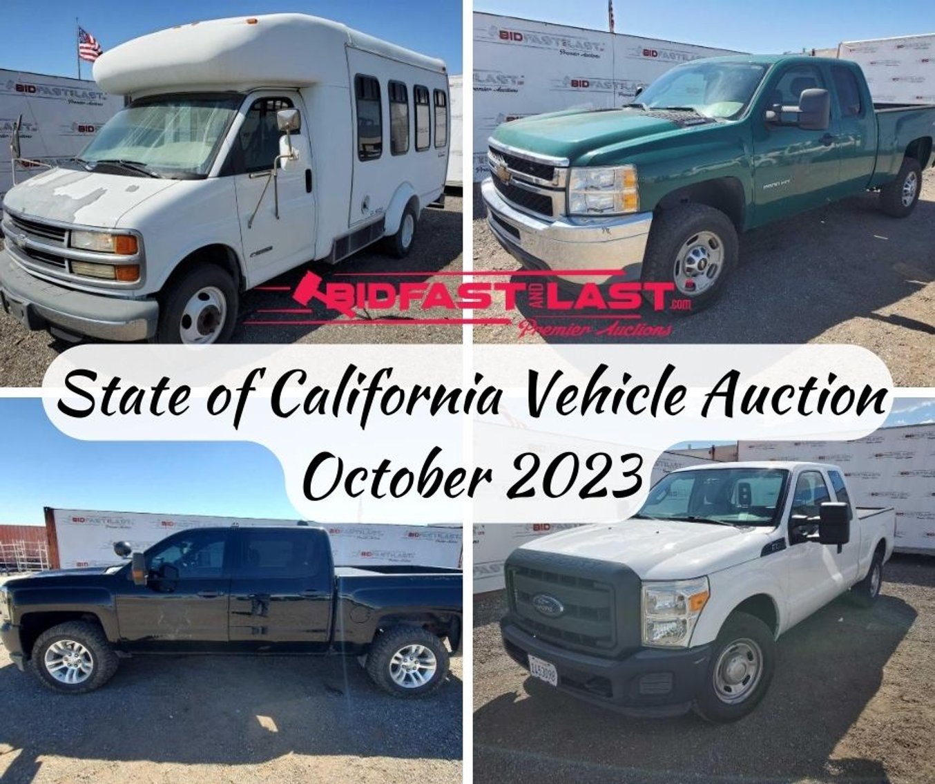 Image for State of California Vehicle Auction October 2023