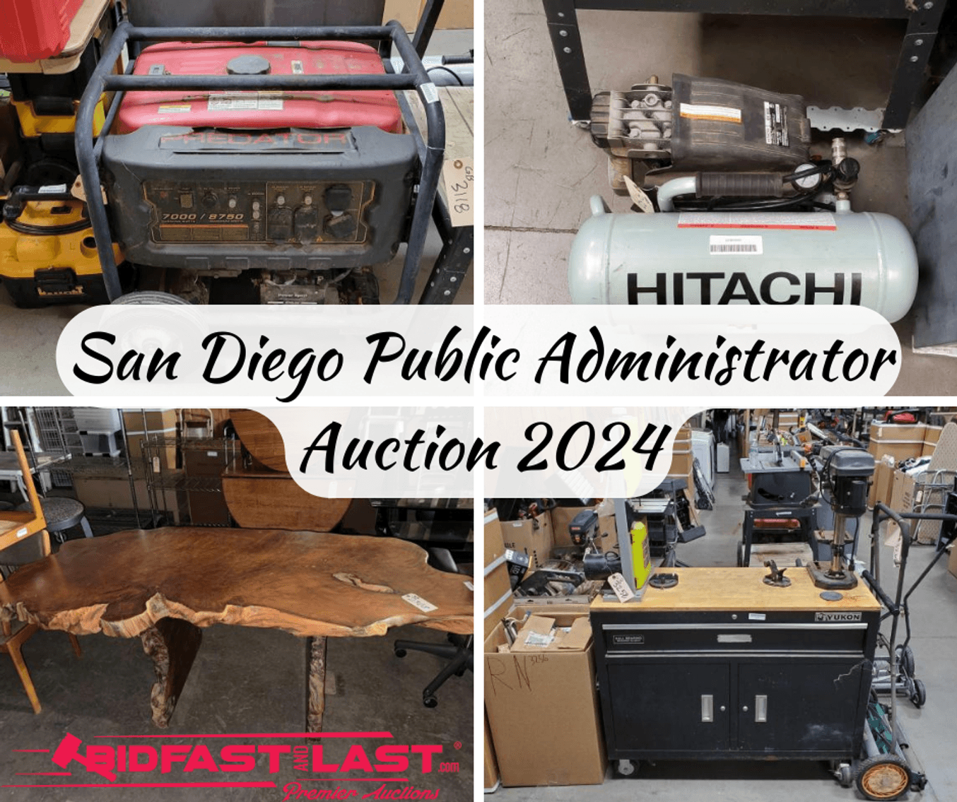 Image for San Diego Public Administrator Auction 2024