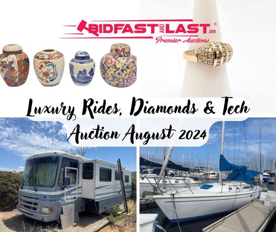 Image for Luxury Rides, Diamonds & Tech Auction August 2024