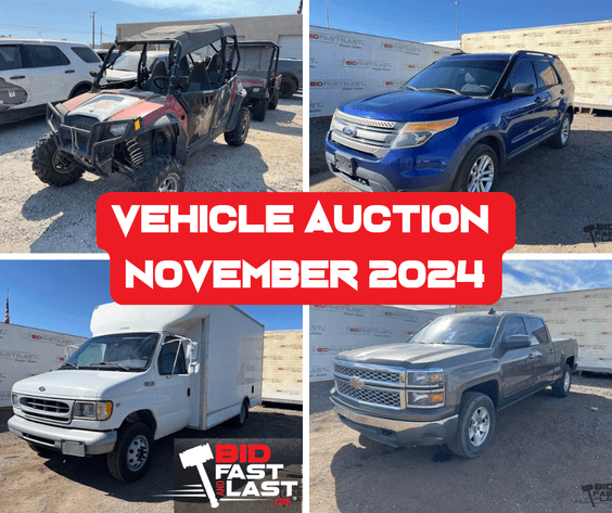 Image for Vehicle Auction November 2024