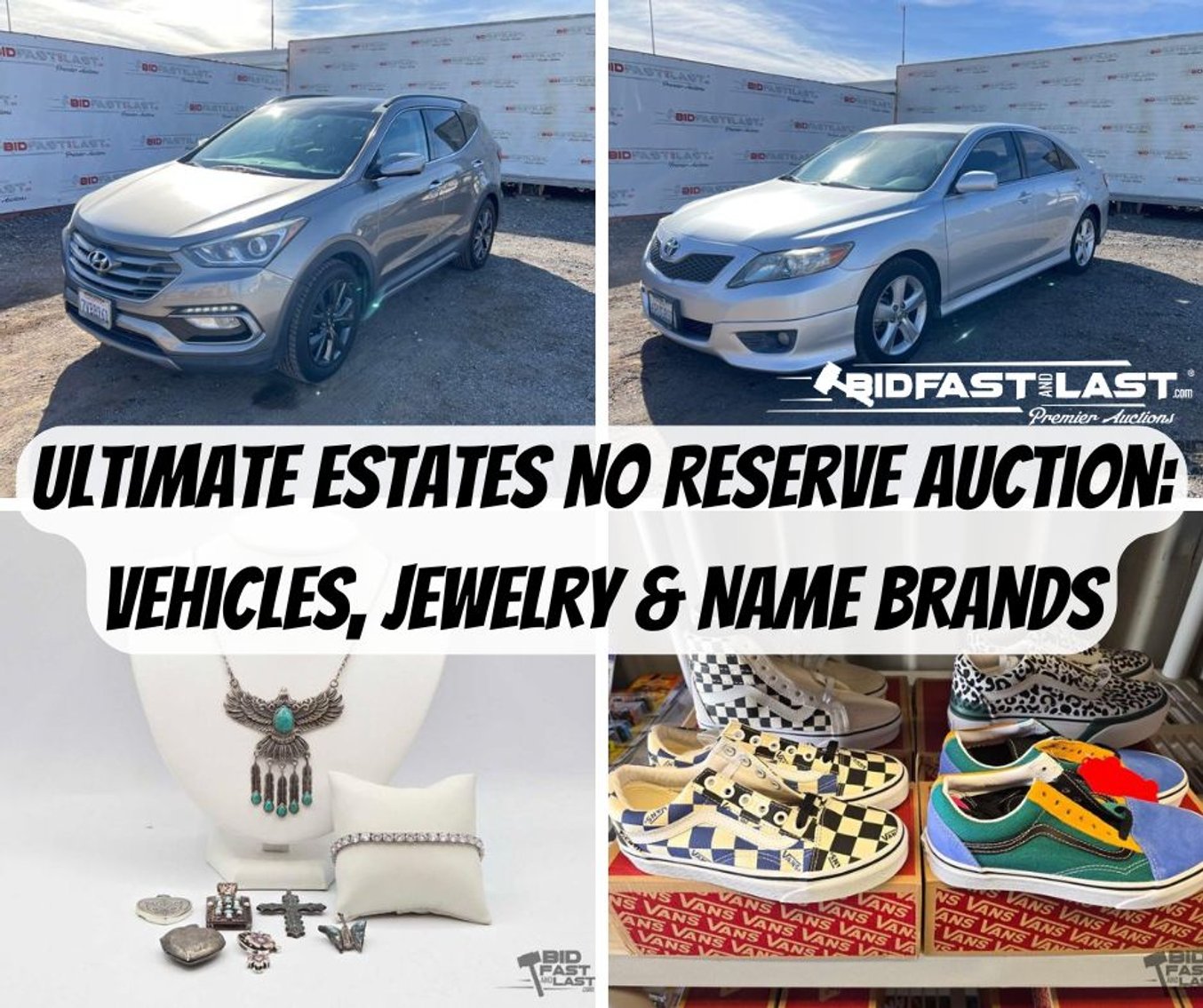 Image for Ultimate Estates No Reserve Auction: Vehicles, Jewelry & Name Brands - February 2025
