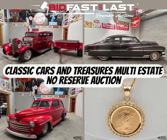 Image for April Multi Estate No Reserve Auction Including Classic Cars and Treasures