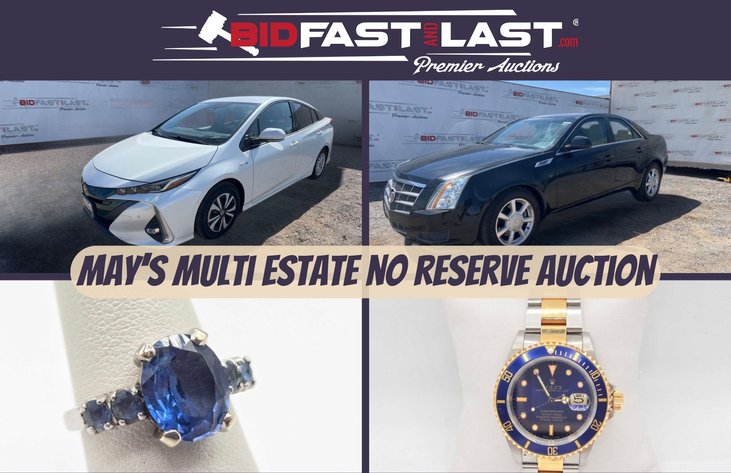 Image for No Reserve Vehicle, Jewelry & Watches Multi Estate May Auction