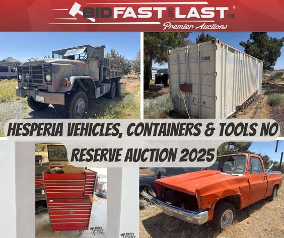 Image for Hesperia Vehicles, Containers & Tools No Reserve Auction 2025