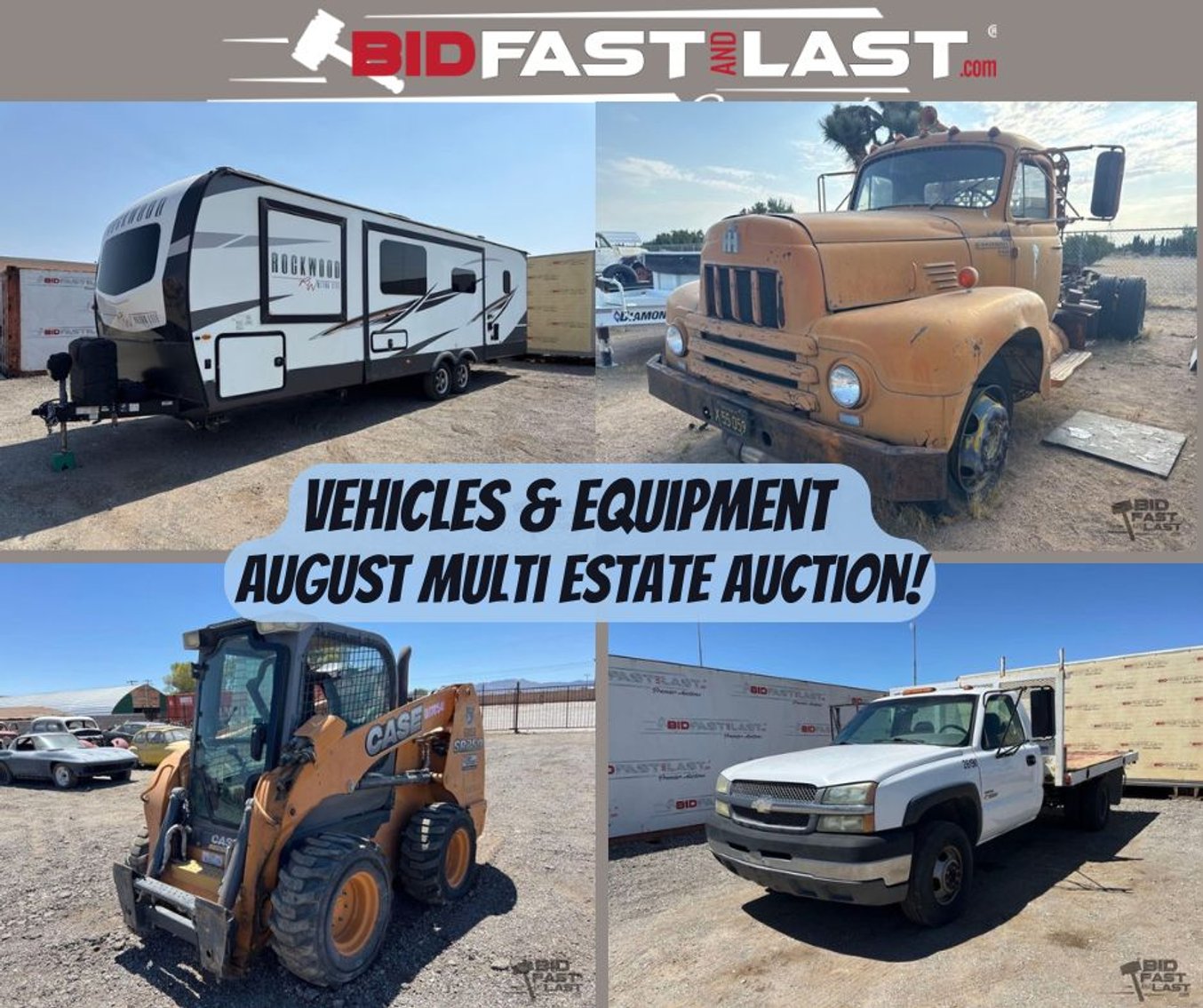 Image for Vehicles, Equipment and Firearms August Multi Estate No Reserve Auction!