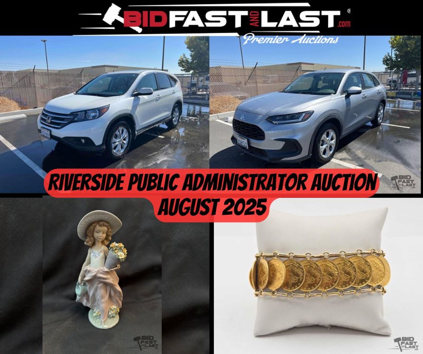 Image for Riverside Public Administrator Auction August 2025