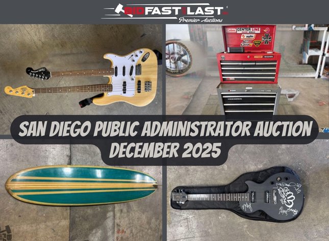 Image for San Diego Public Administration Auction December 2025