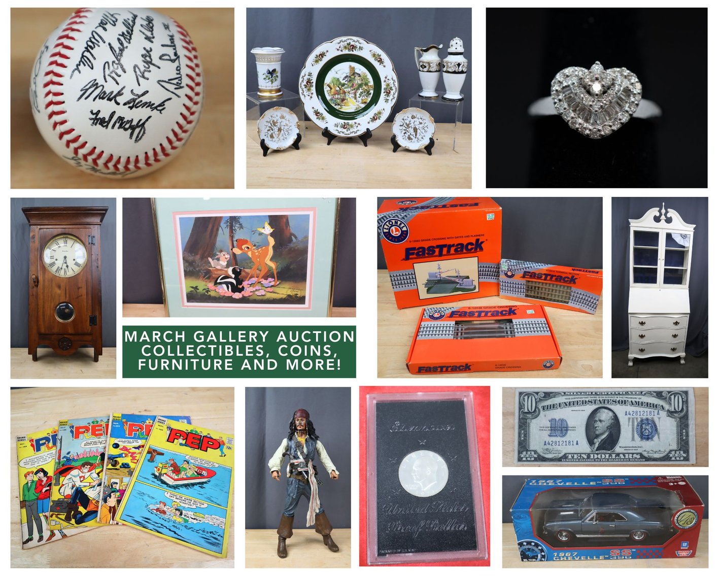 Image for March Gallery - Collectibles, Coins, Furniture and More!