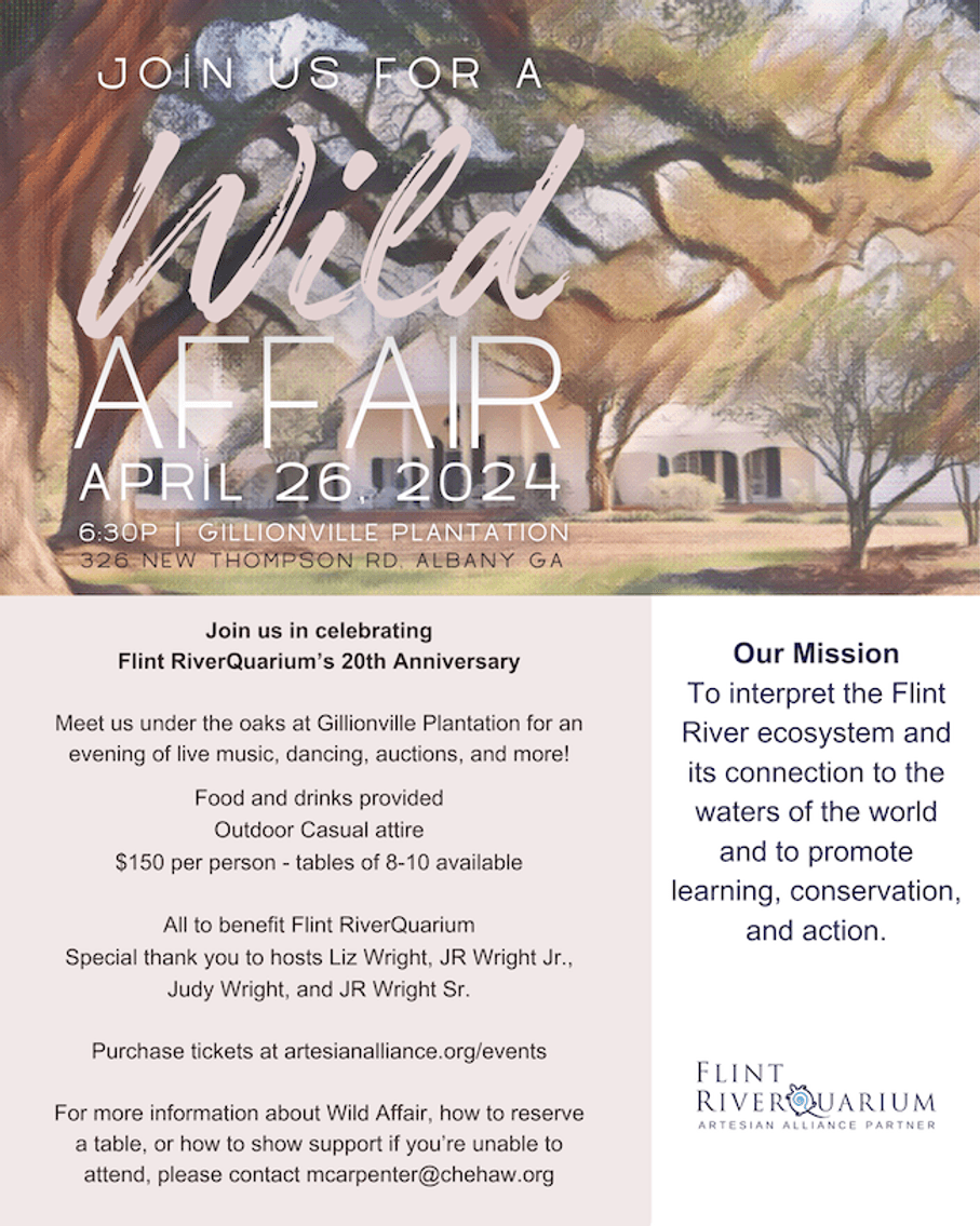 Image for A WIld Affair Benefiting Flint RiverQuarium
