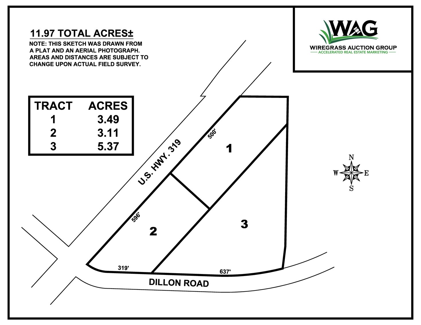 Image for 12 +/- Acres on US Hwy 319 N - Margaret Ragin Estate