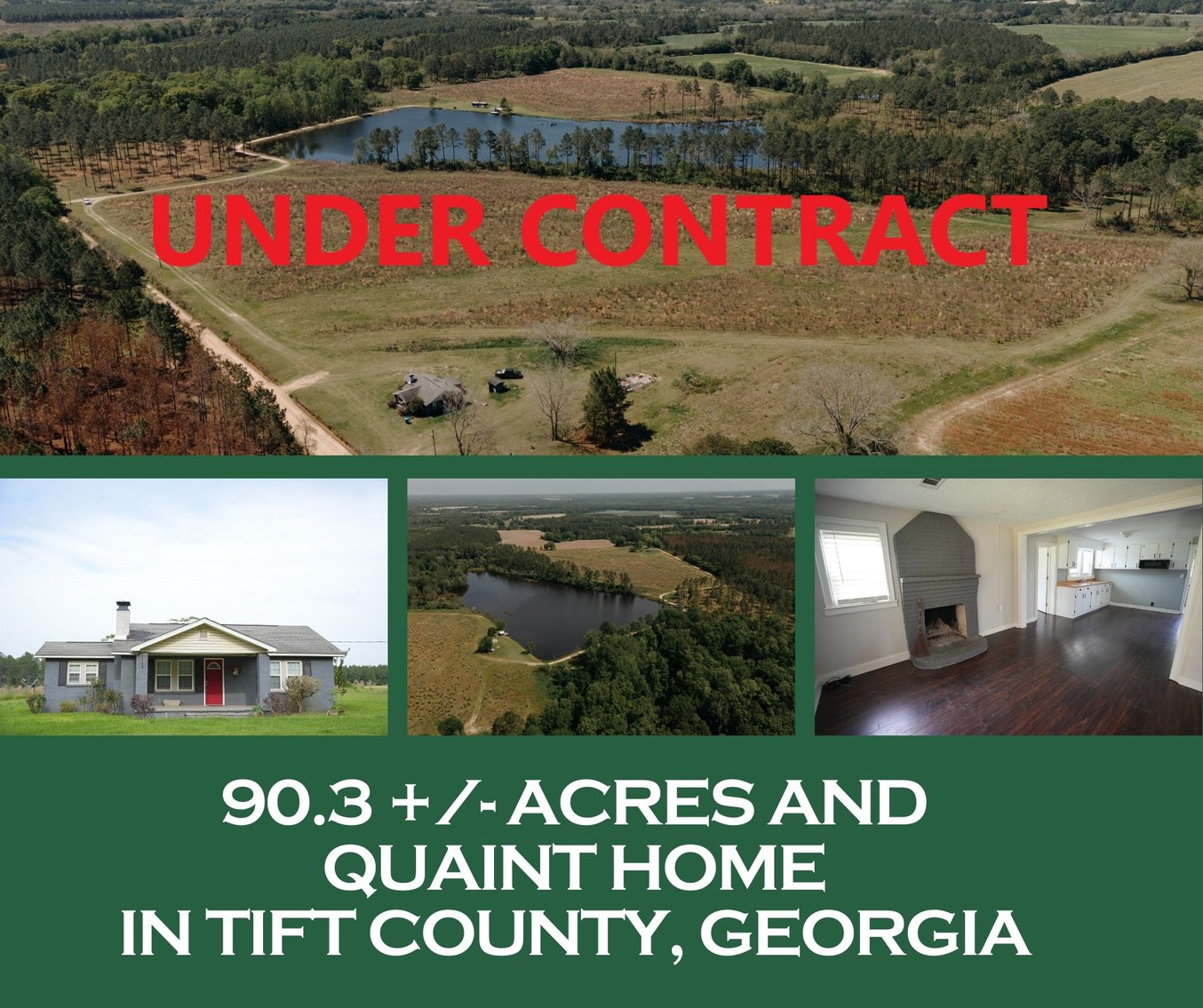 Image for *UNDER CONTRACT* 90.3 +/- Acres and Quaint Home in Tift County