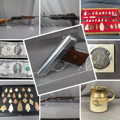 Image for Firearms, Ammunition, Gold, Coins, Currency, Artifacts and More!