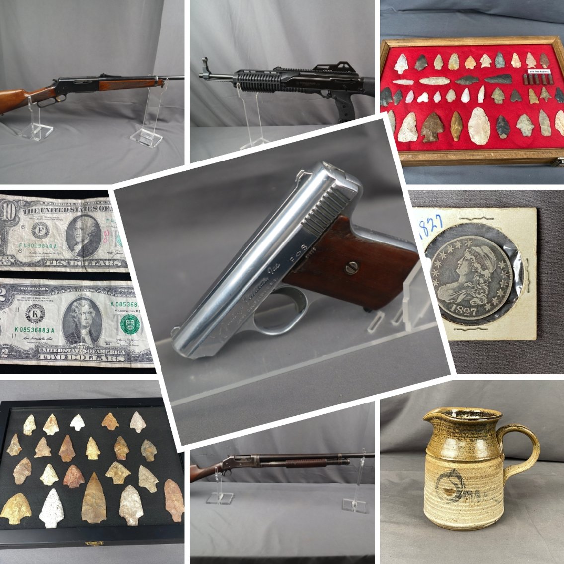 Image for Firearms, Ammunition, Gold, Coins, Currency, Artifacts and More!