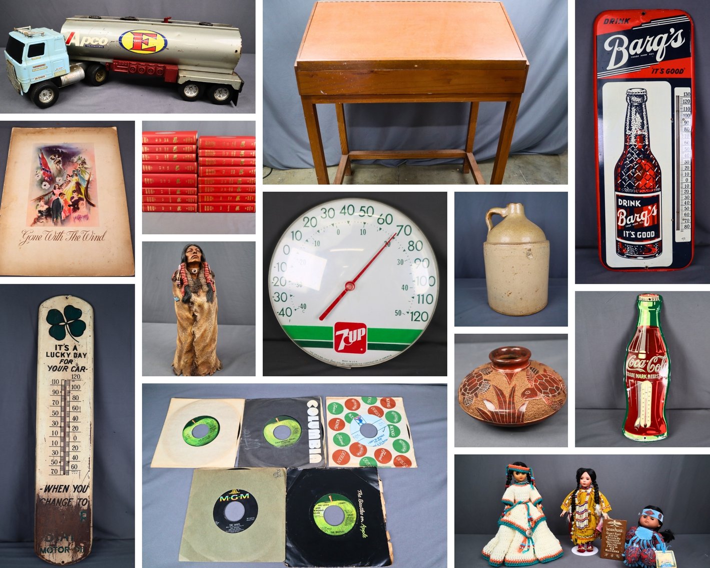 Image for January Gallery Auction – Vintage and Antique Collectibles, Furniture, Thermometers and More!