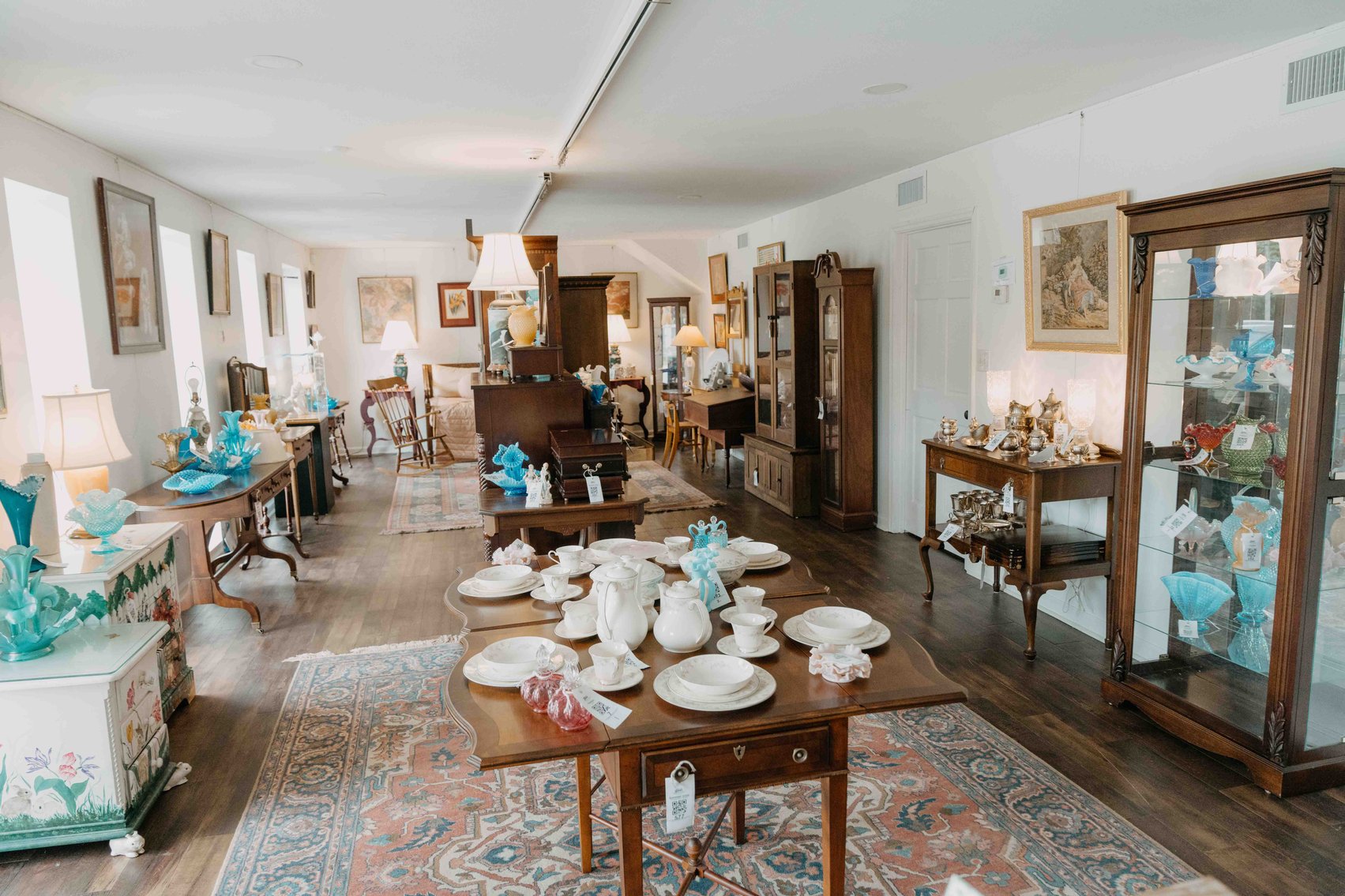 Image for Summer Curated Fine Antiques, Fine Jewelry, Fenton, Silver Flatware, Original Artwork, Antique Furniture and More