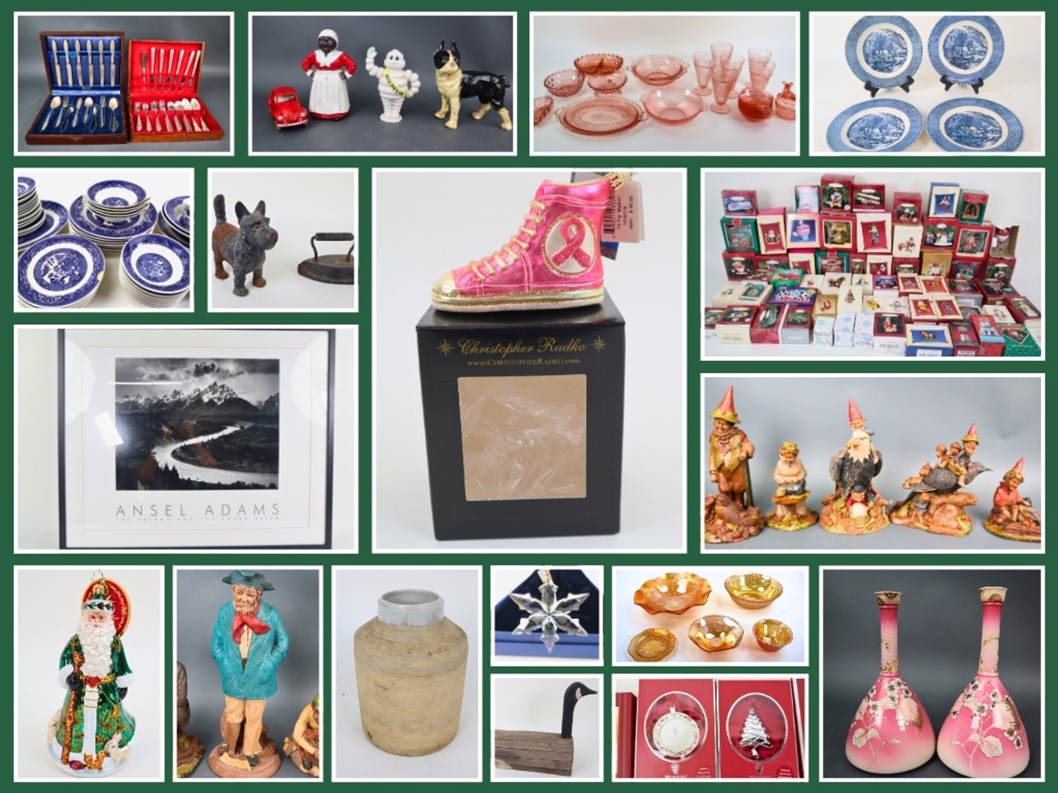 Image for Late Summer 2025 Gallery Auction Featuring Christmas Decor,  Tom Clark Creations, Furniture, Collectibles & More!