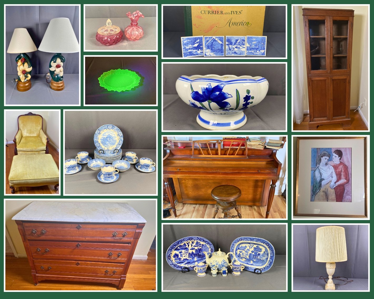 Image for The Estate of Marcia Jean Kirby Featuring Furniture, Glassware, Artwork and More!