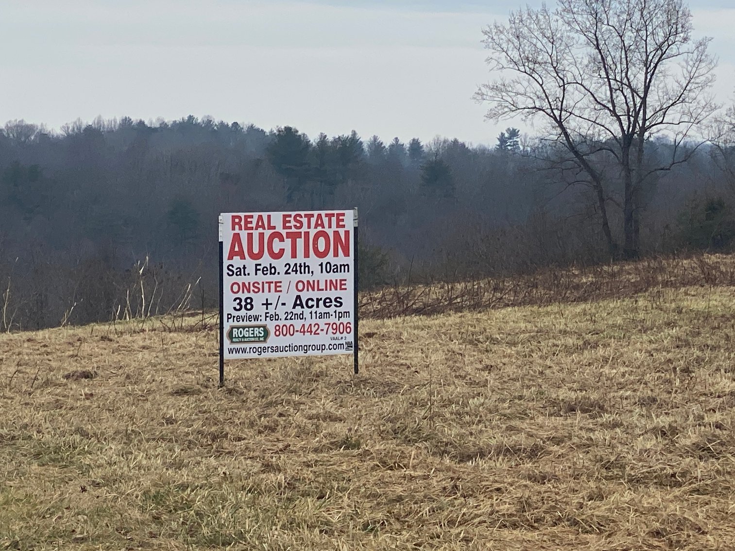 Image for Real Estate Auction - Home & 38± Acres in Dobson, NC