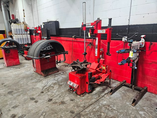 Image for Auto Repair Shop: Auto Lifts, Hunter Alignment System, Tire Changers, Wheel Balancers & More