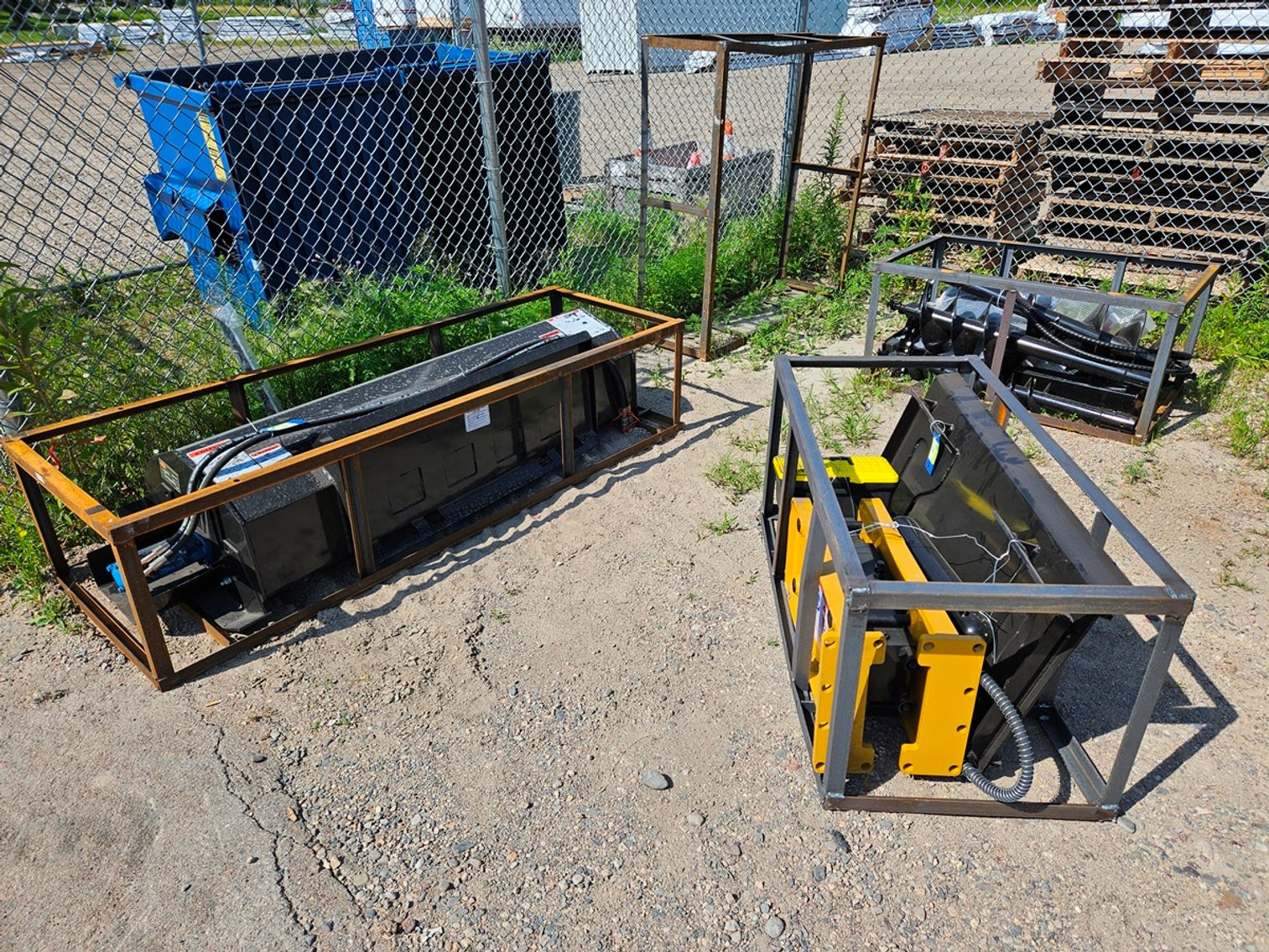 Image for Mini Excavators, Skid Attachments & 40' Container