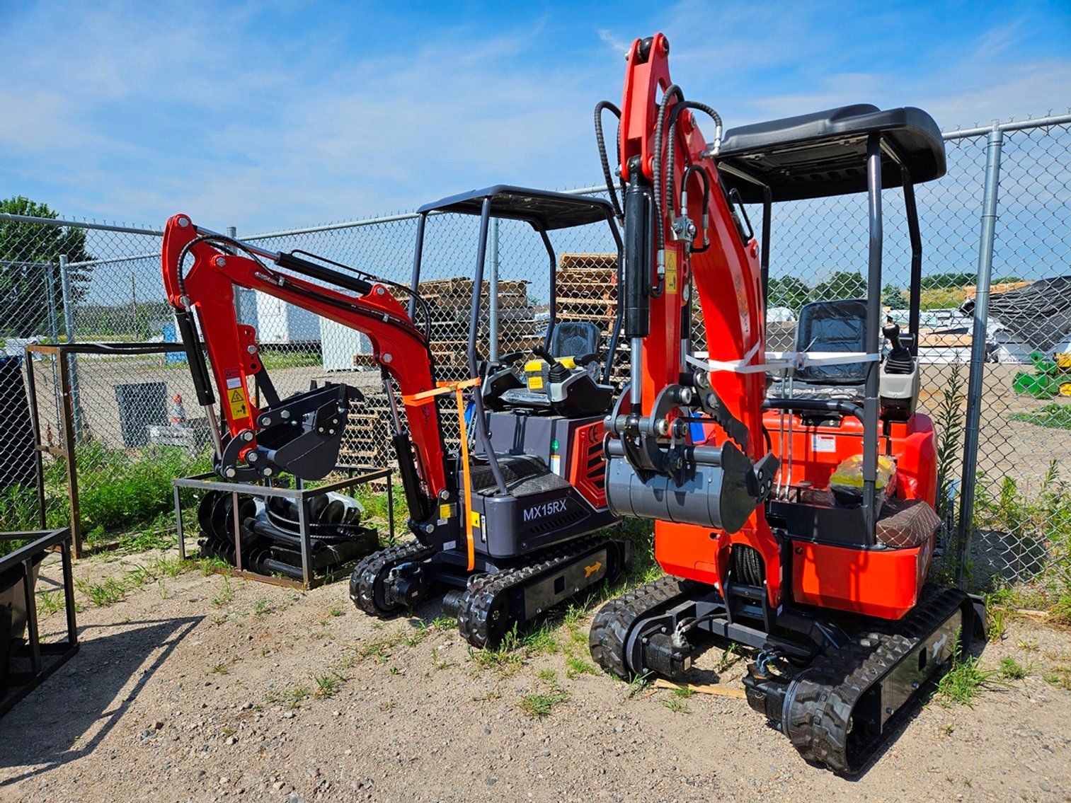 Image for Mini Excavators, Skid Attachments & 40' Container