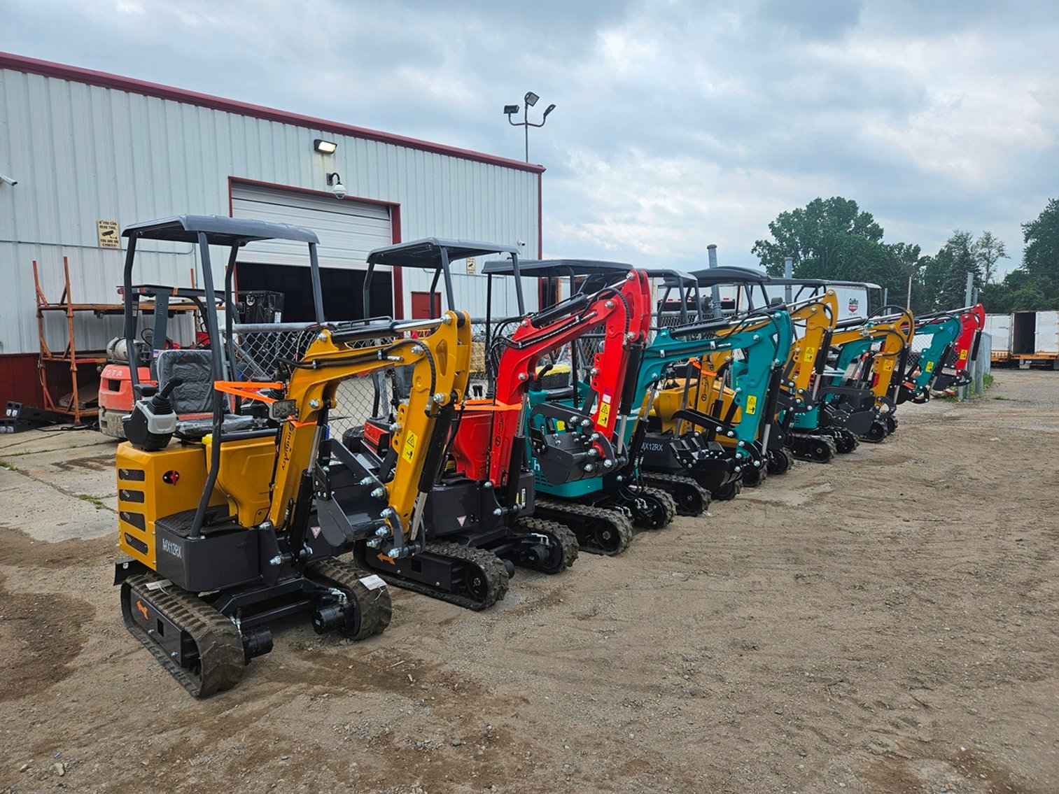 Image for Mini Excavators, Skid Attachments & 40' Container