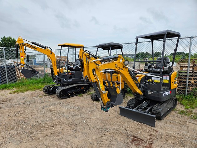 Image for Mini Excavators, Attachments & 40' Container