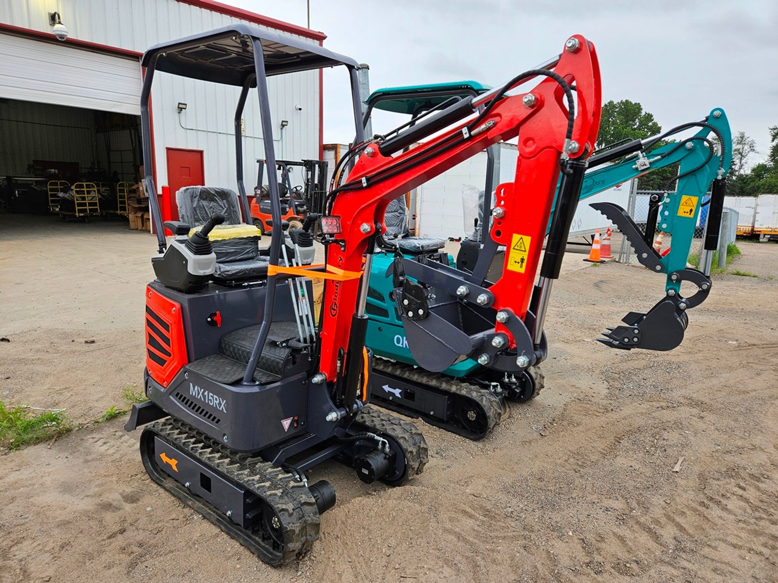 Image for Mini Excavators, Attachments & 40' Container