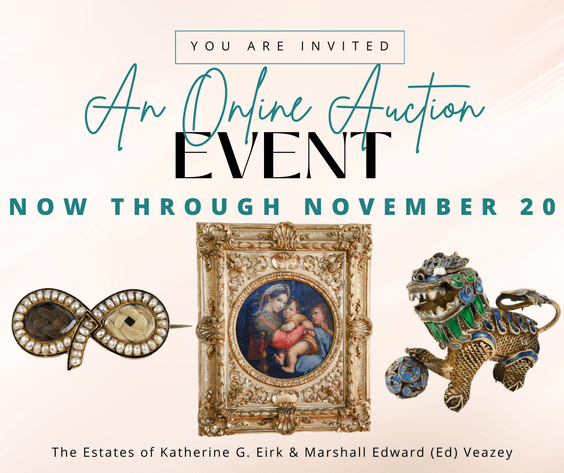 Image for Another Exceptional Auction from The Estates of Katherine G. Eirk & Ed Veazey