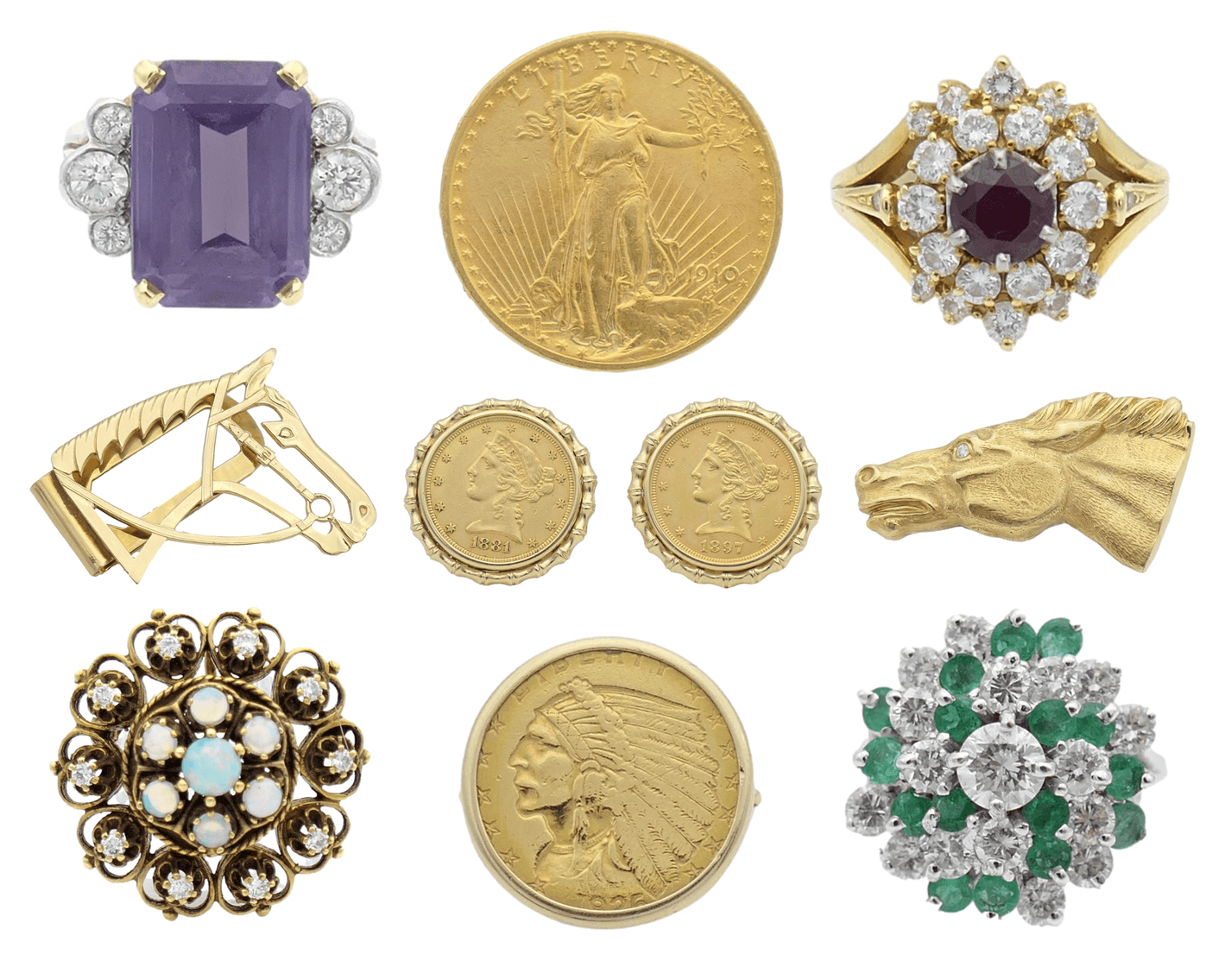 Image for Gold! Gold! Gold! The Yancey Estate Absolute Auction