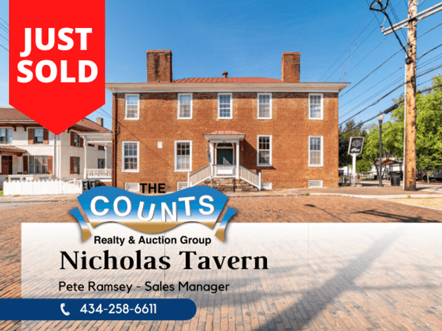 Image for Historic Nicholas Tavern Goes Up for Auction on September 8th