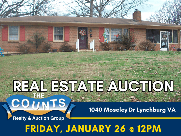 Image for SIMULCAST REAL ESTATE AUCTION   |   ONLINE & LIVE   |   LYNCHBURG