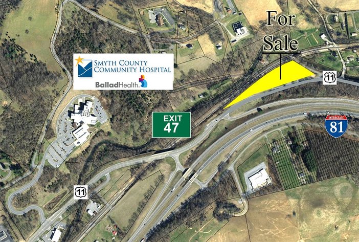 Image for ONLINE ONLY VALUABLE COMMERCIAL LAND EXIT 47 I-81 3.06 Acres (+/-) Marion, VA