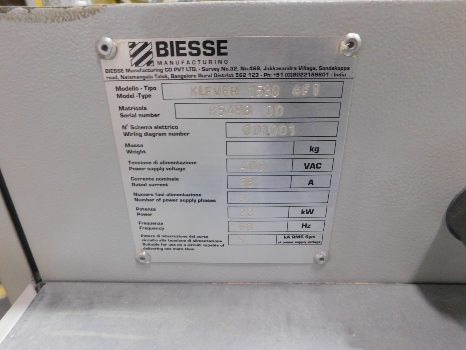 Image for Equipment from Manufacturer of Custom Interior Shutters, Blinds and Shades